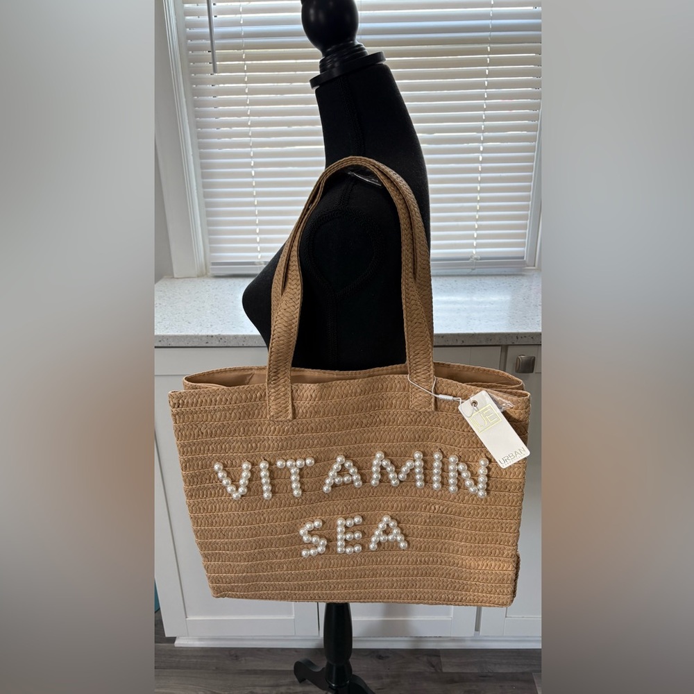 NWT Maya Tote from Urban Expressions- Vitamin Sea Beach Tote